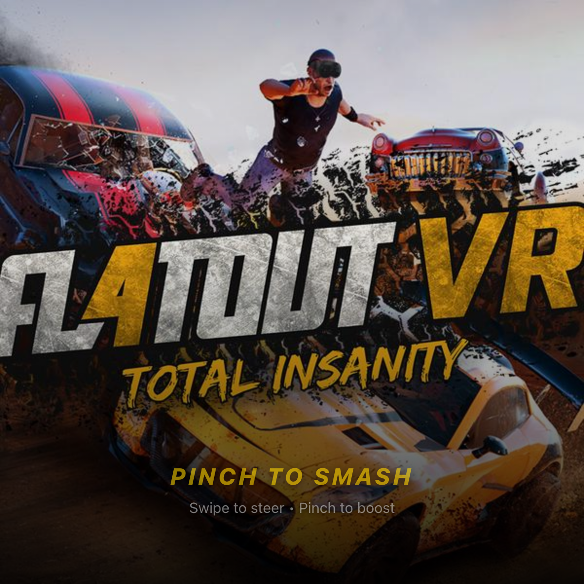 FlatOut Smash running on the Meta Ray-Ban Display
