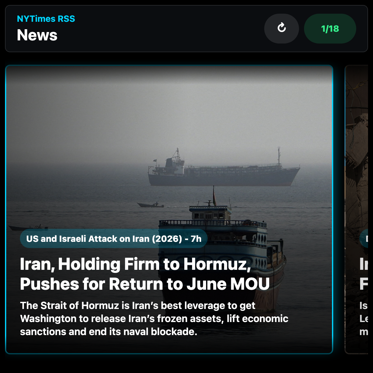 News running on the Meta Ray-Ban Display