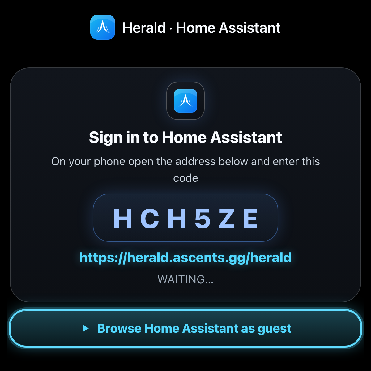 Home Assistant running on the Meta Ray-Ban Display