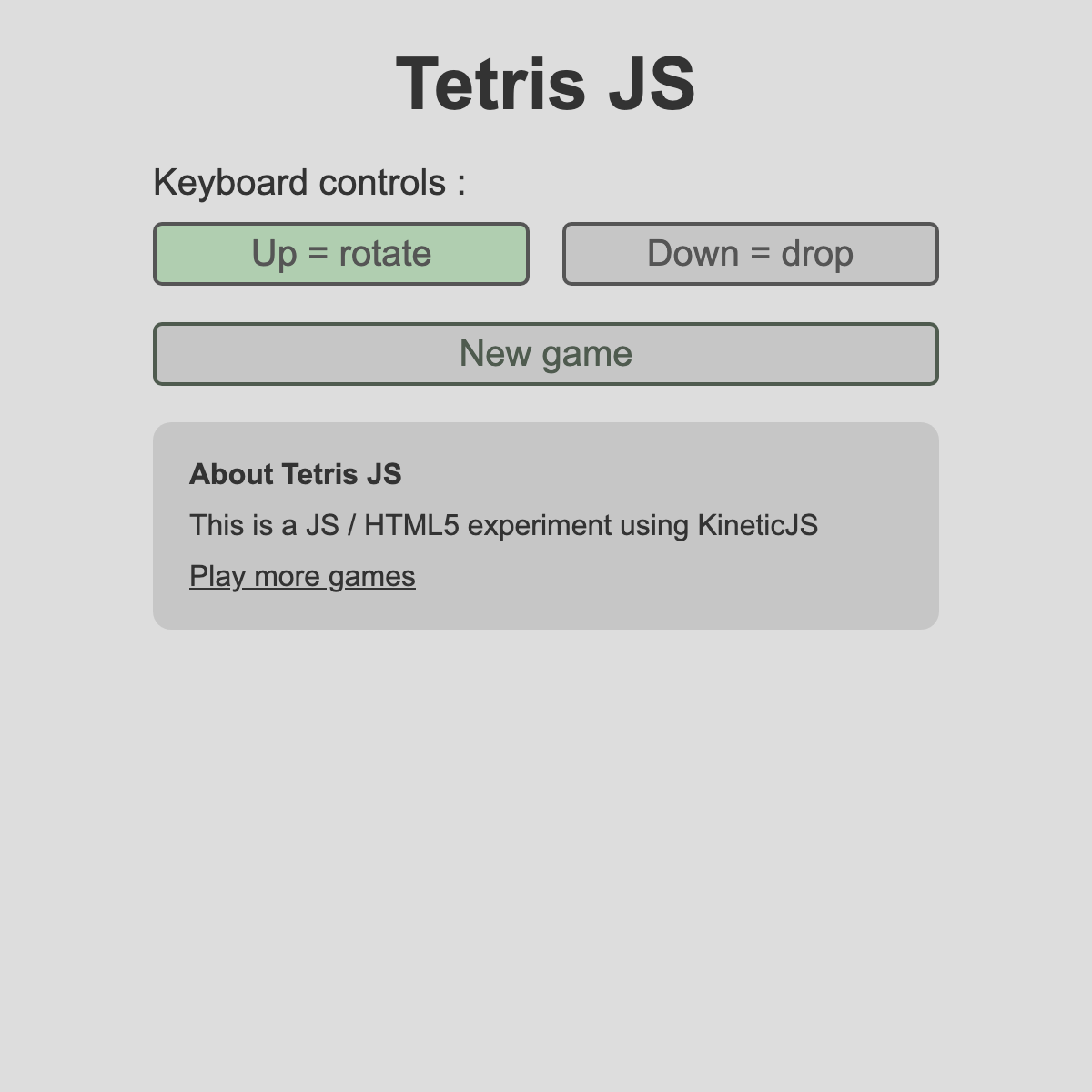 Tetris JS running on the Meta Ray-Ban Display